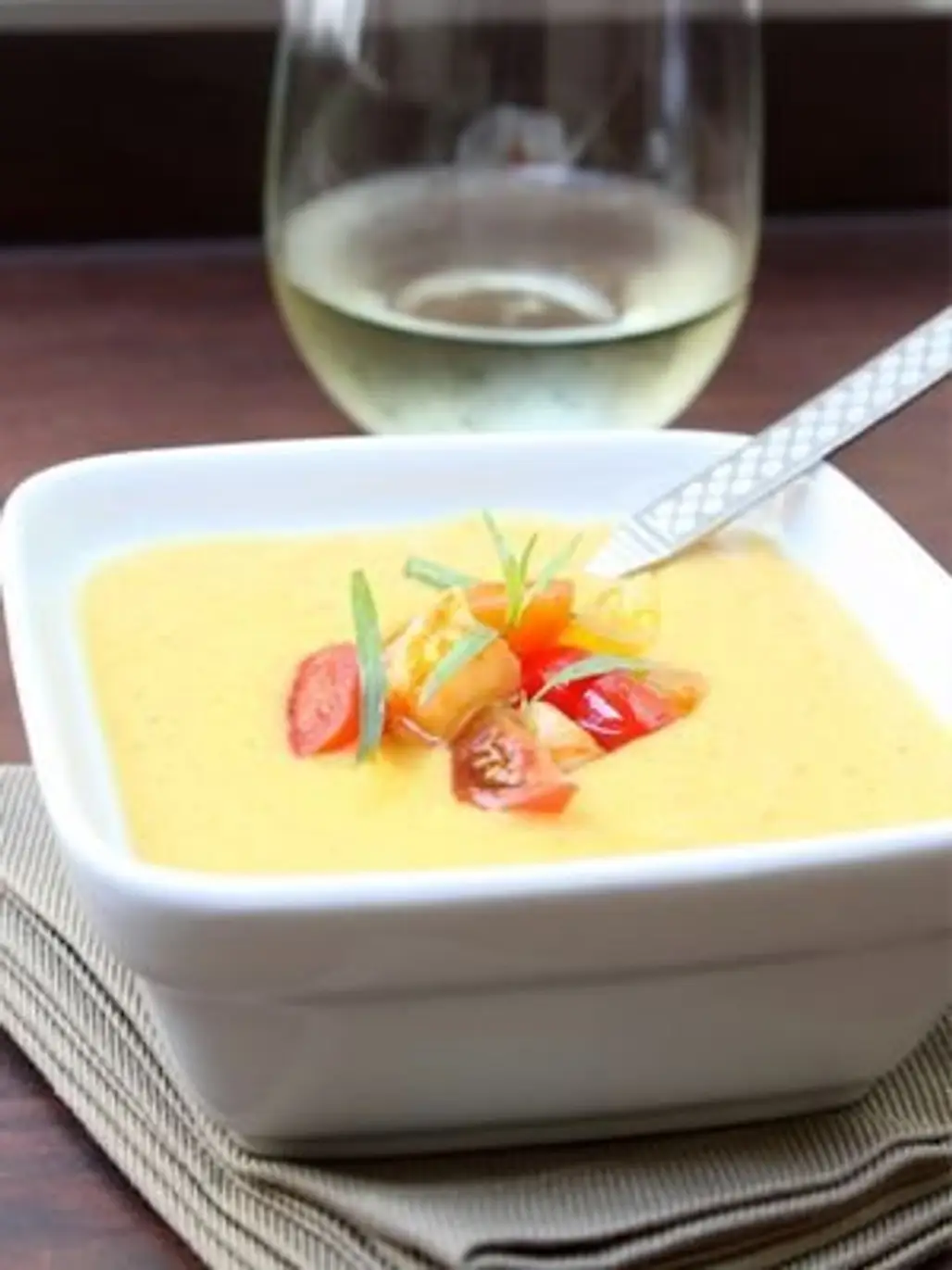 Coconut and Corn Chilled Soup