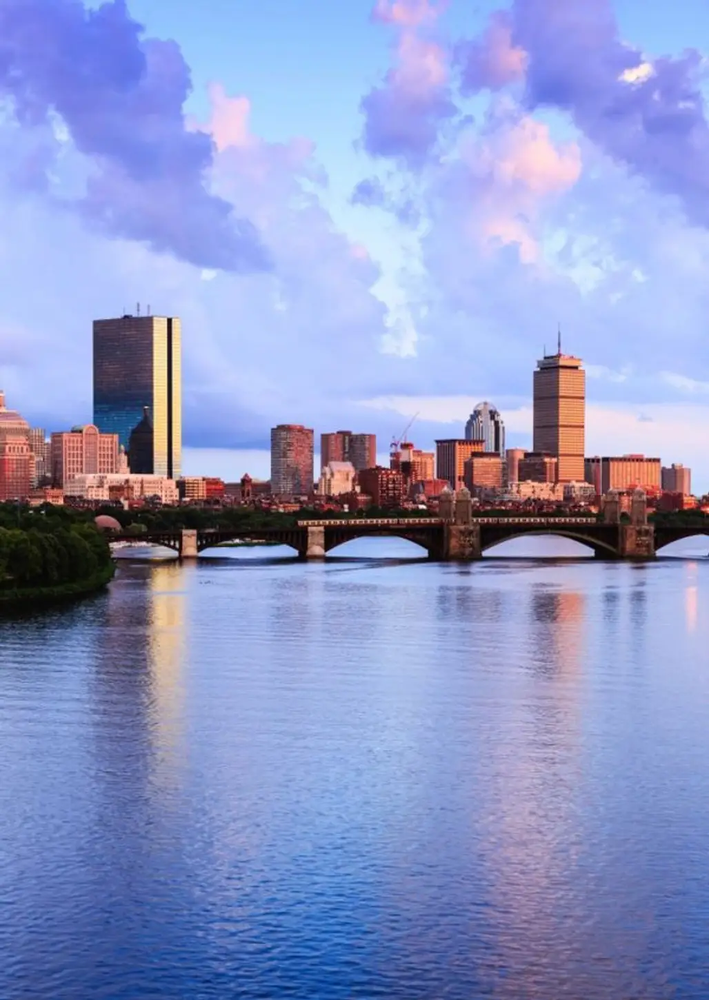 Boston,sky,skyline,reflection,city,