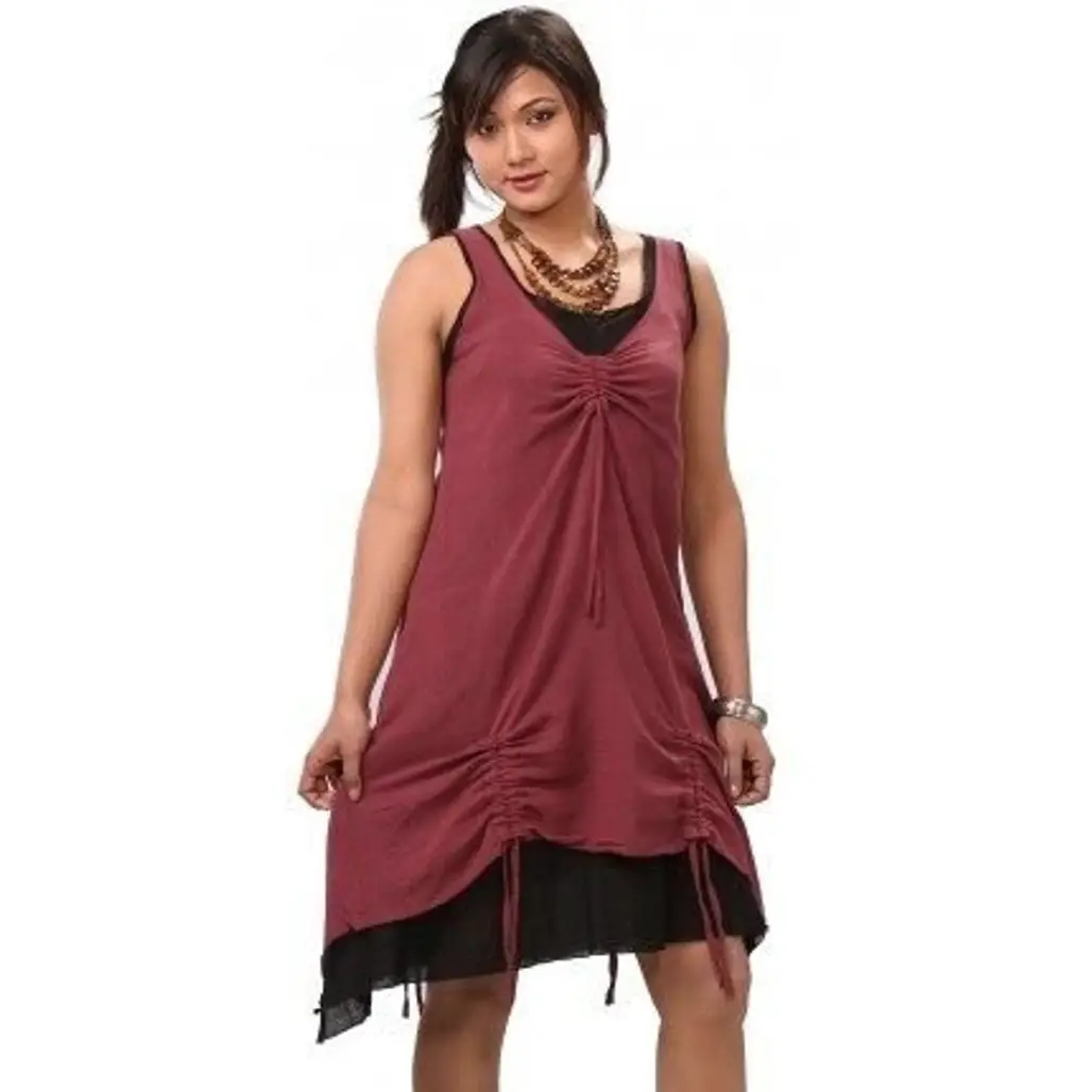 Avatar Imports Cotton Two Layer Dress