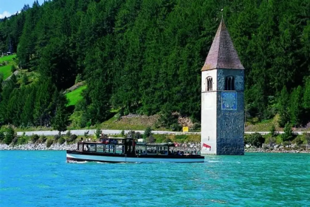 Lake Resia and Its Bell Tower