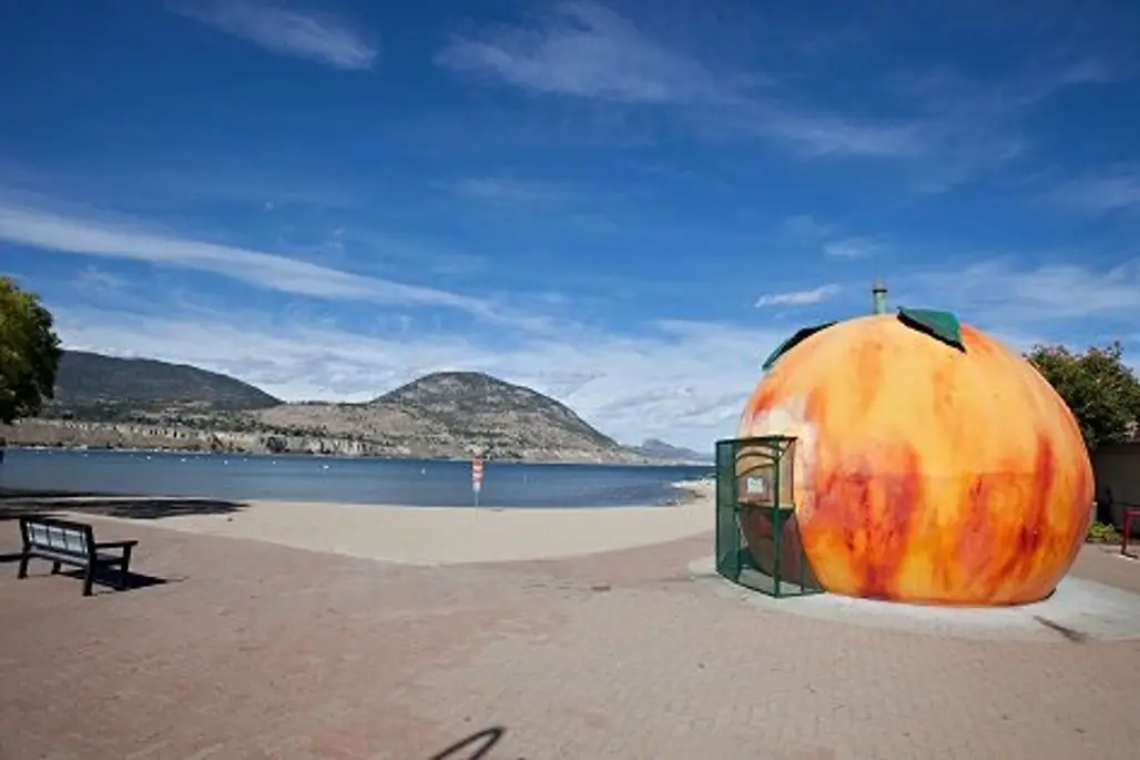 The Peach, Okanagan Lake, Penticton, British Columbia, Canada