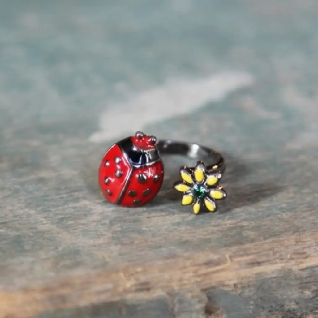 My Pet Ladybug Ring