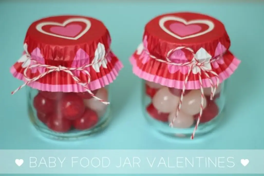 Baby Food Jar Valentines