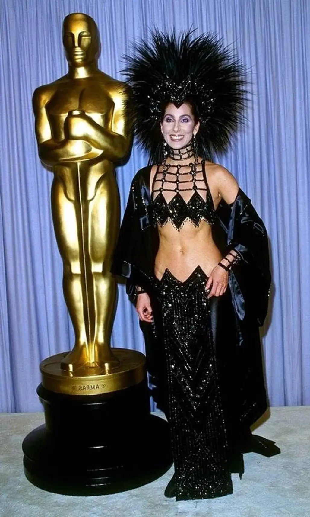 Cher’s 1986 Oscars Dress
