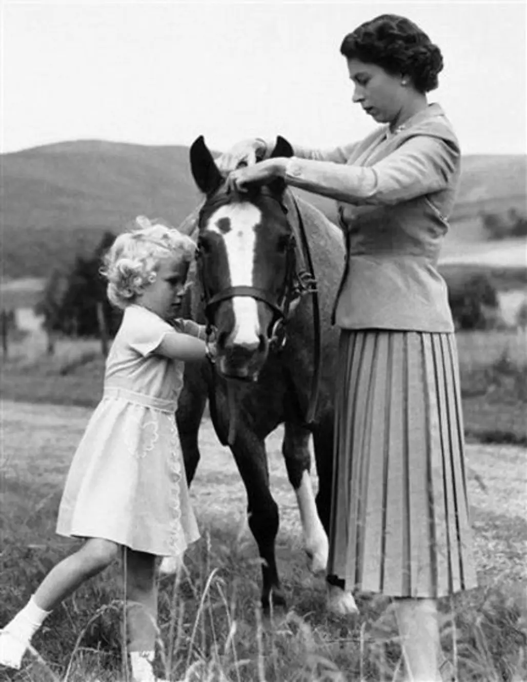 Princess Anne and Her Mother, Queen Elizabeth II