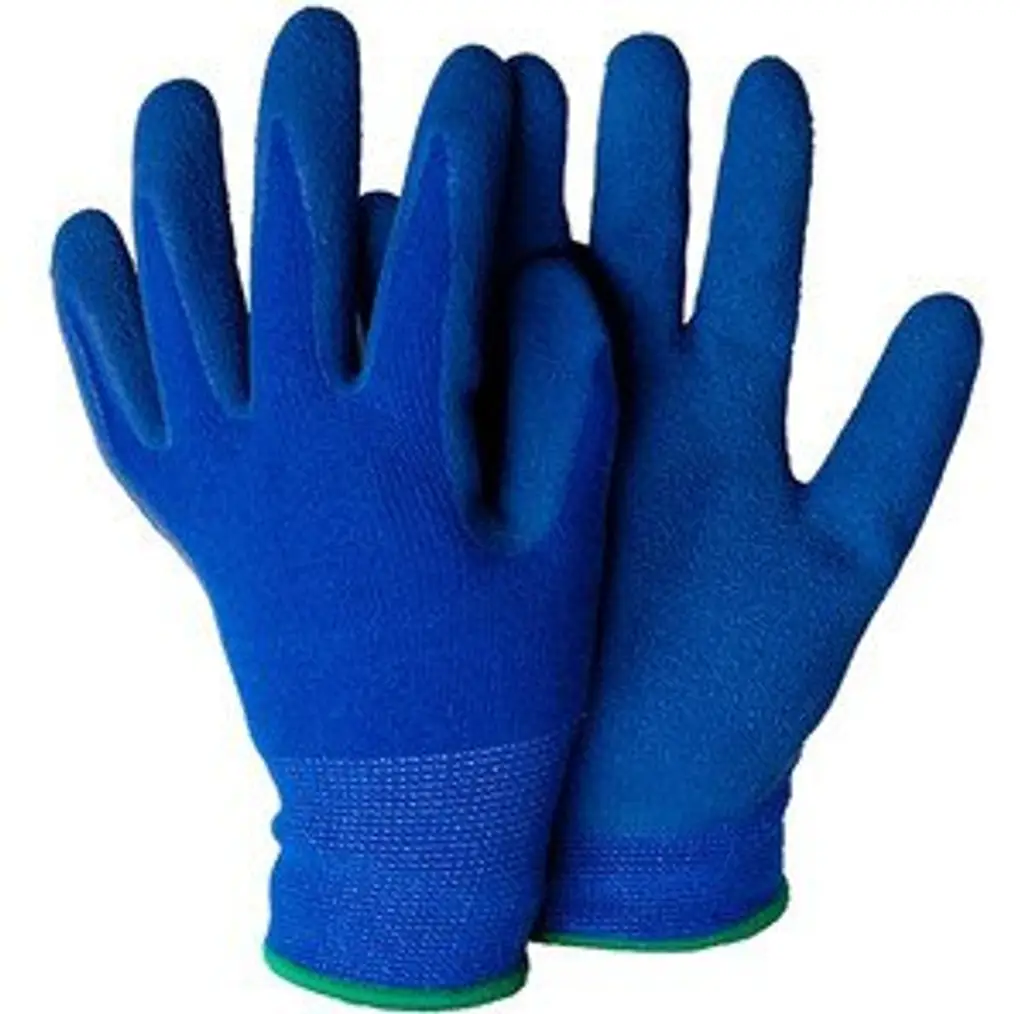 Bright Blue Gloves