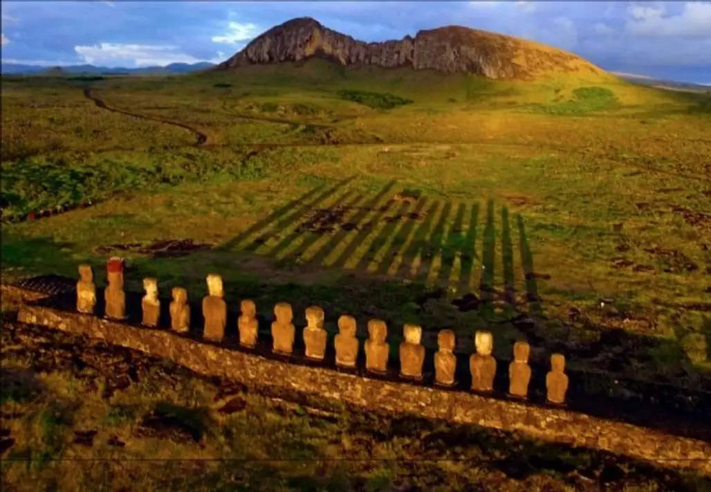 Moai, highland, agriculture, hill, plain,
