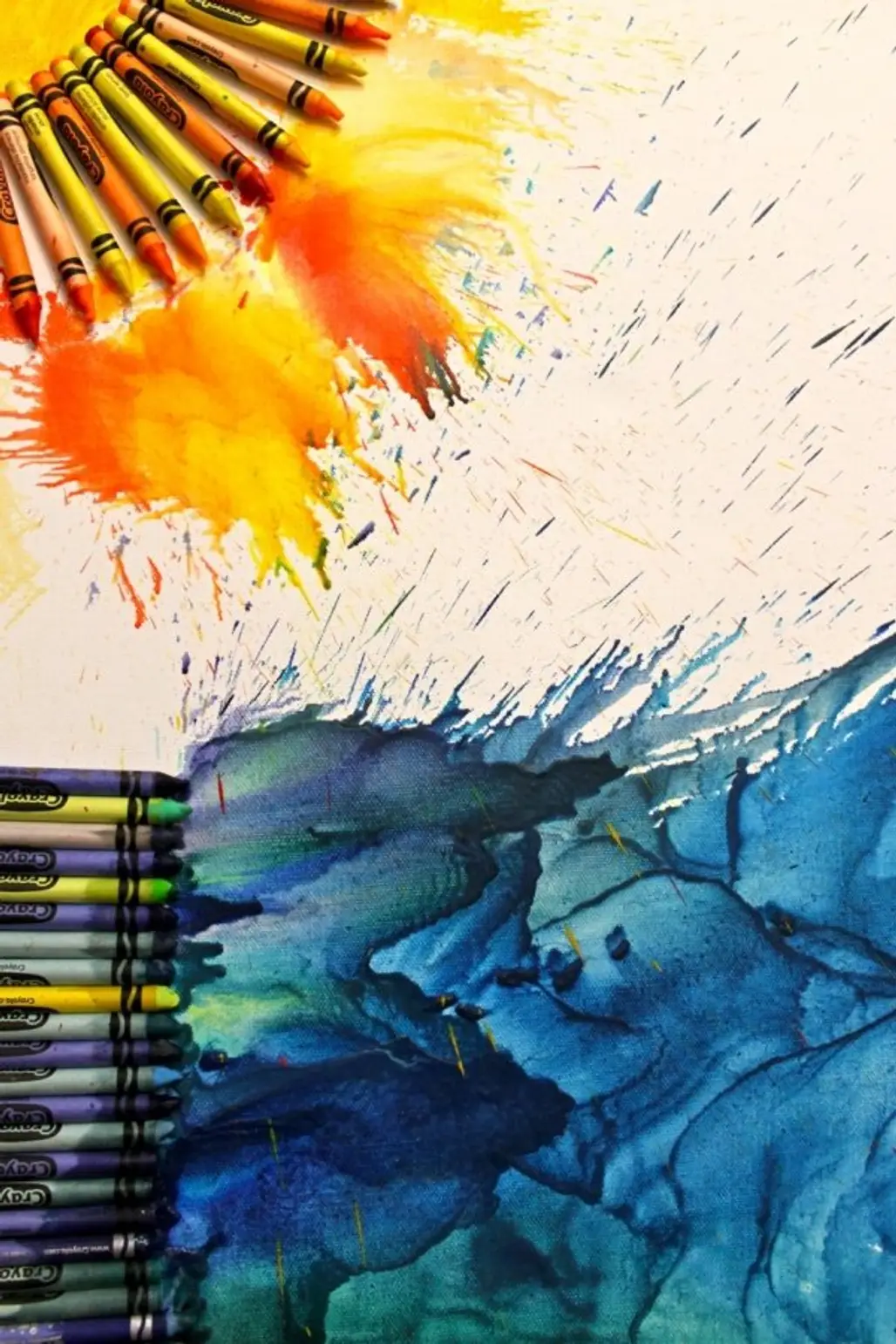 Cool Melted Crayon Art Ideas!! ♥ - Arts, Crafts & Ideas | Facebook