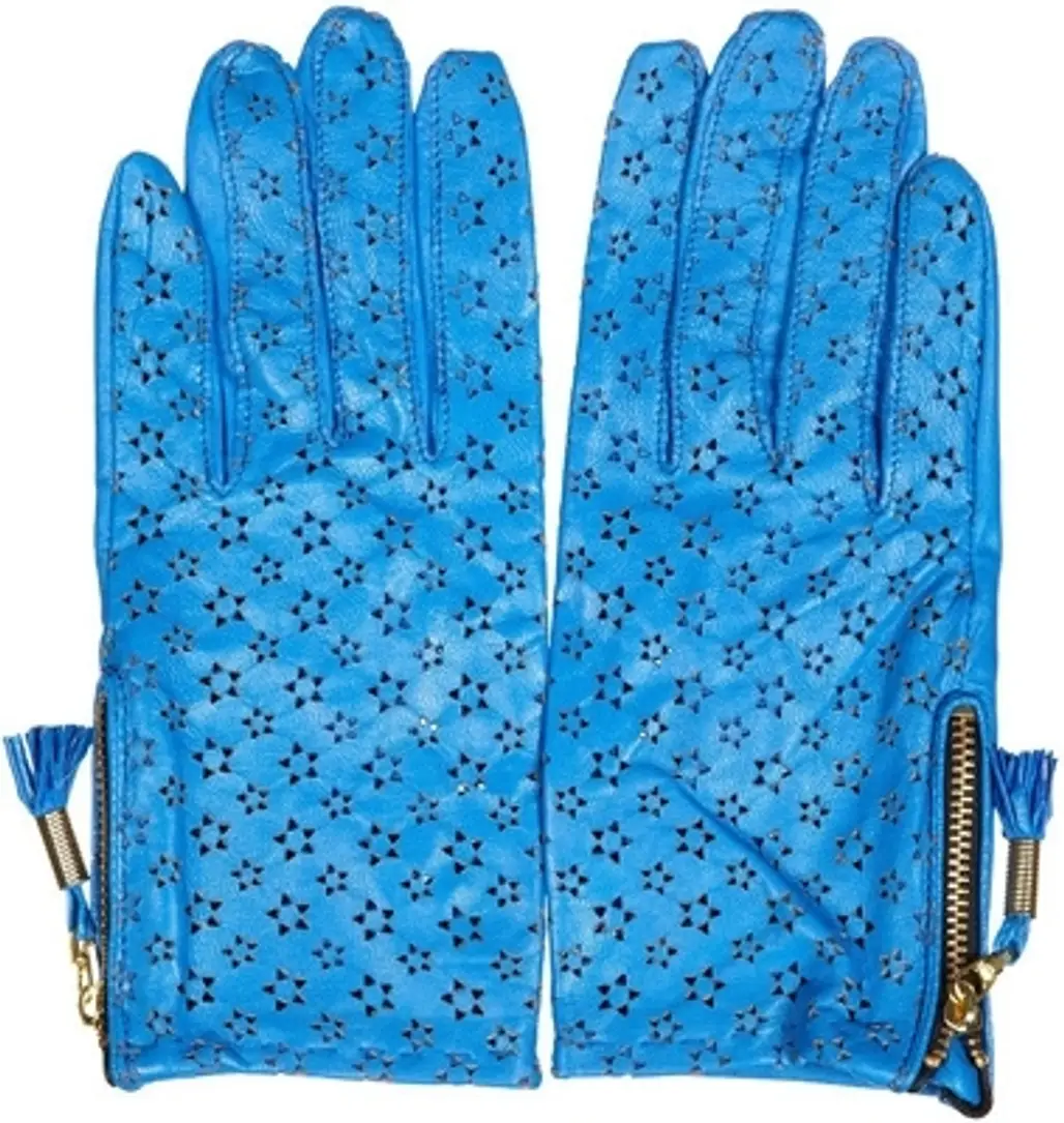 Topshop Laser Cut Star Gloves