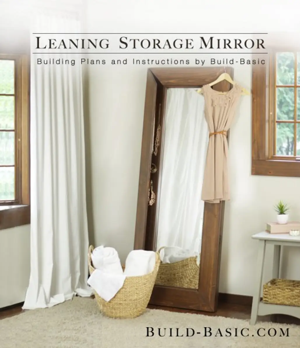 Add Storage to a Full-length Mirror