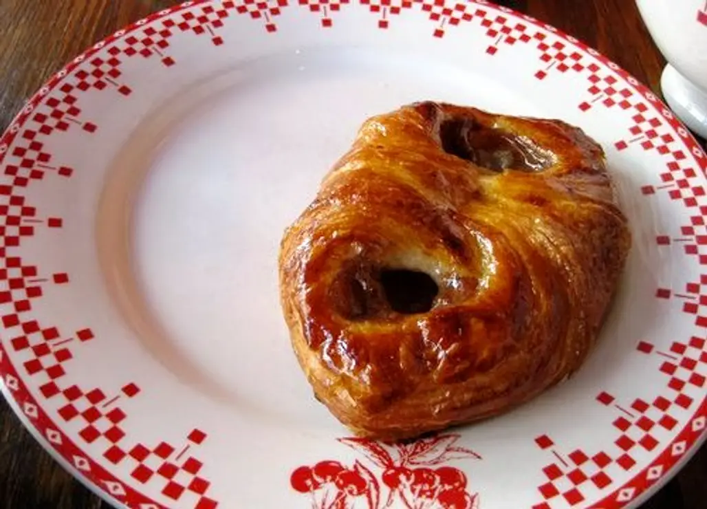 Chocolate and Pear Croissants