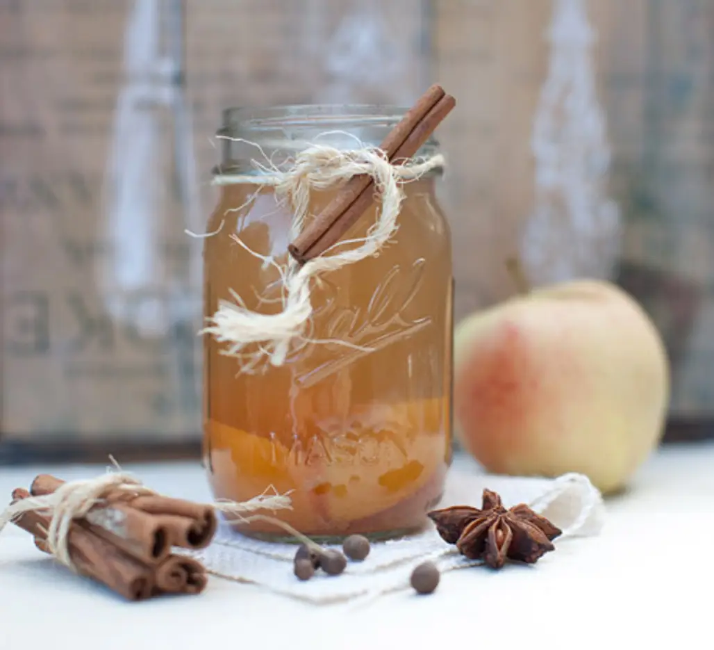 Warm Apple Drink with Herbs & Spices...