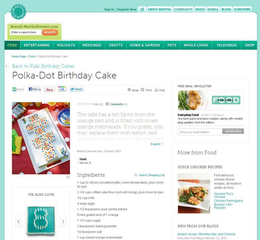 Polka-Dot Cake