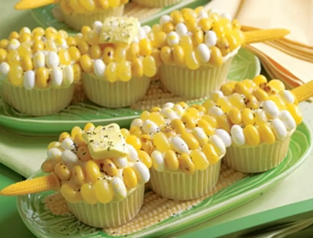 Corn-on-the-Cob Cupcakes