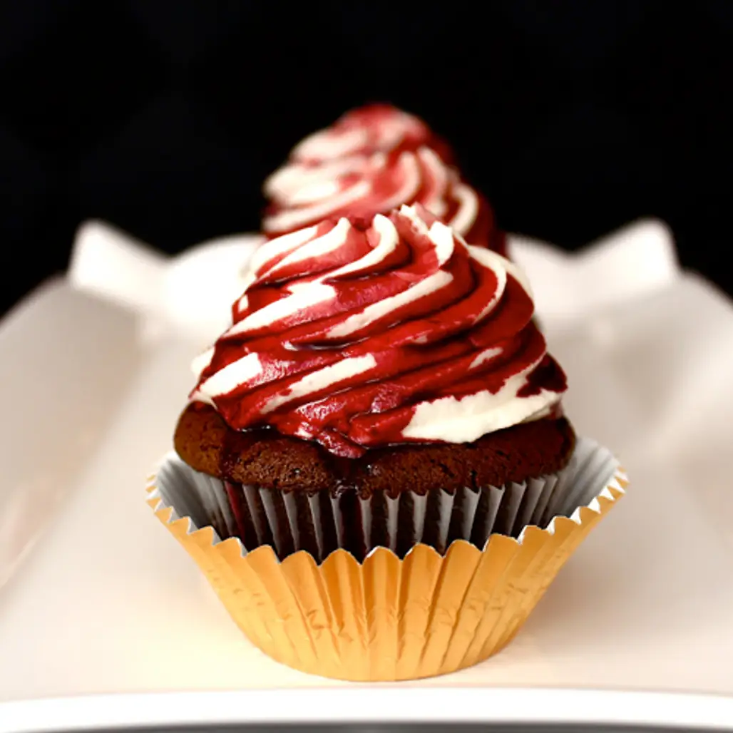 Chocolate & Goat Cheese Cupcakes