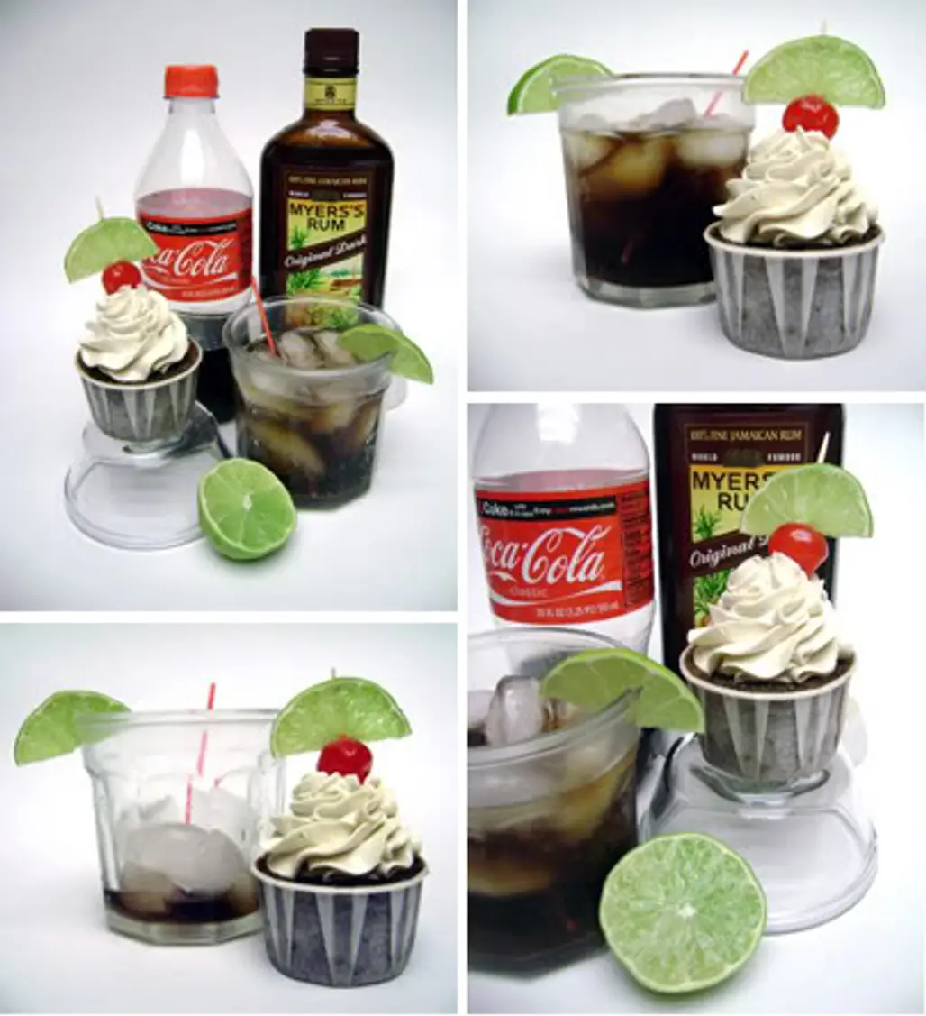 Rum & Coke Cupcakes