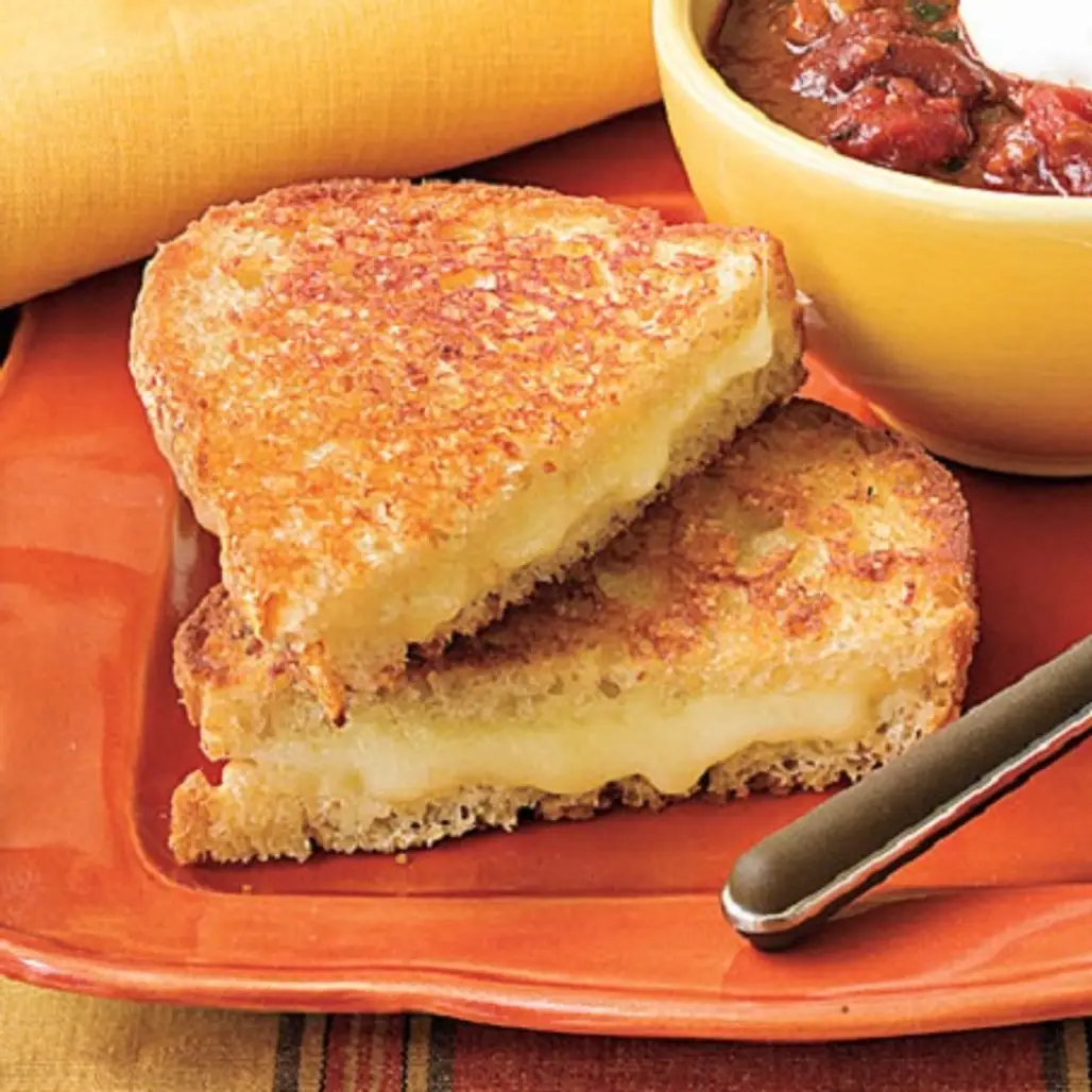 Extra Cheesy Grilled Cheese Recipe...
