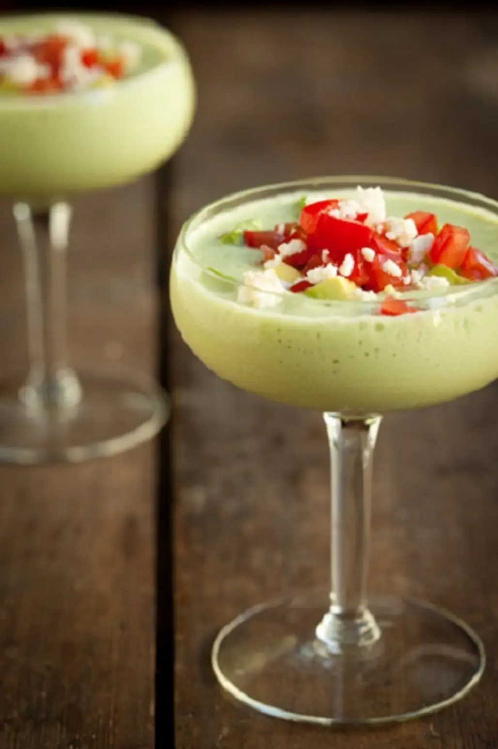 Chilled Cucumber and Avocado Soup Recipe...