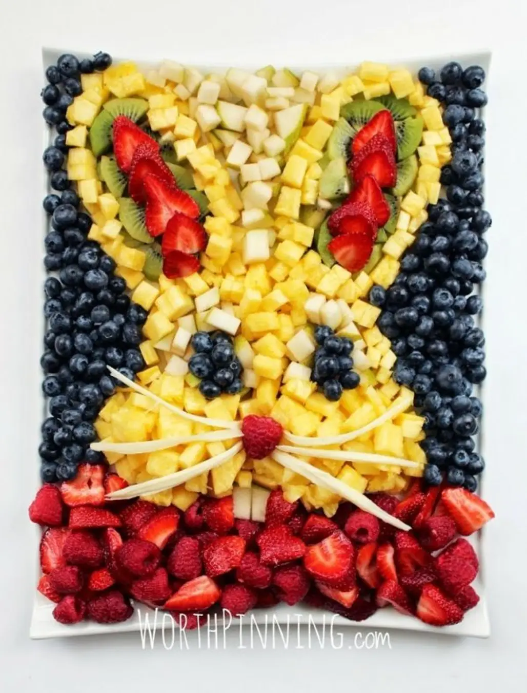 Bunny Head Fresh Fruit Platter
