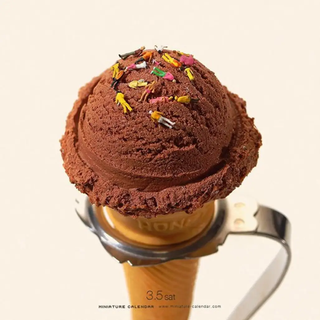 food, ice cream, dessert, chocolate ice cream, ice cream cone,