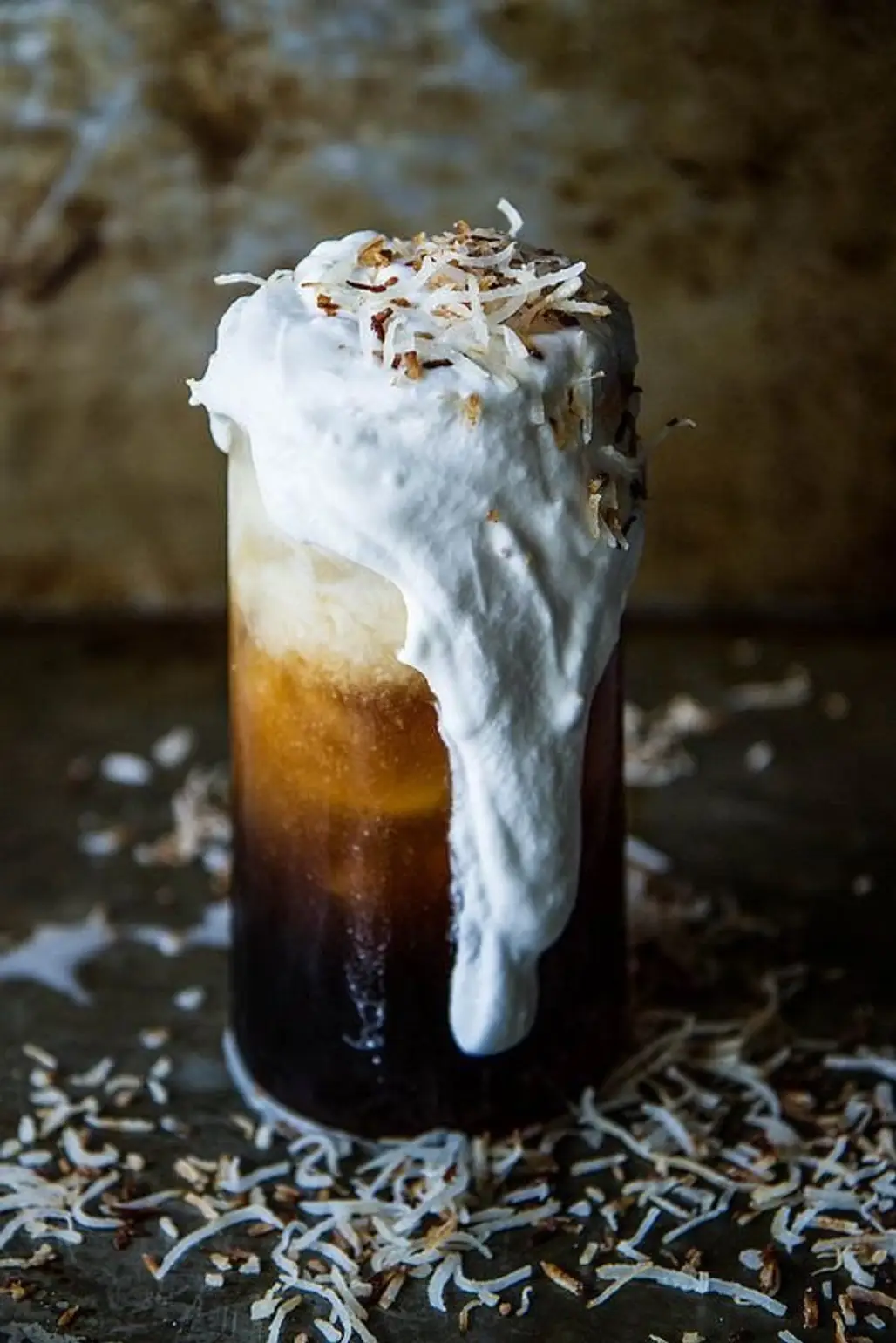 Creamy Coconut Rum Iced Coffee