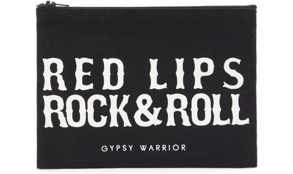 Gypsy Warrior Red Lips Clutch