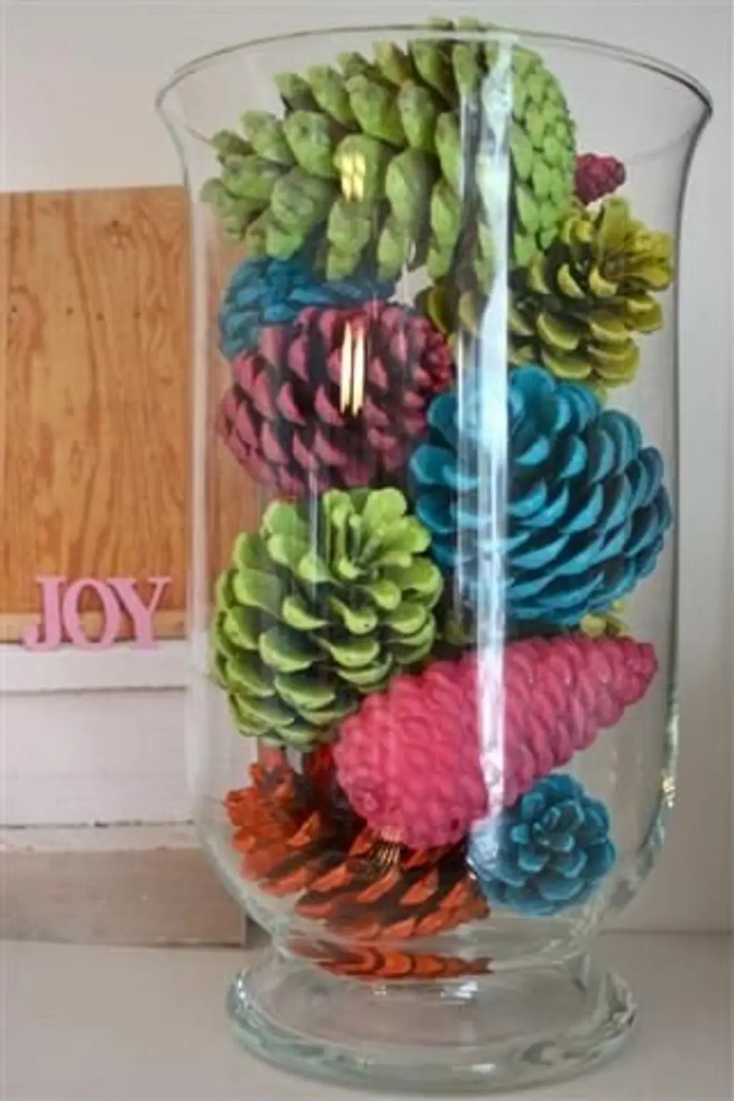 Multi-Colored Pine Cones