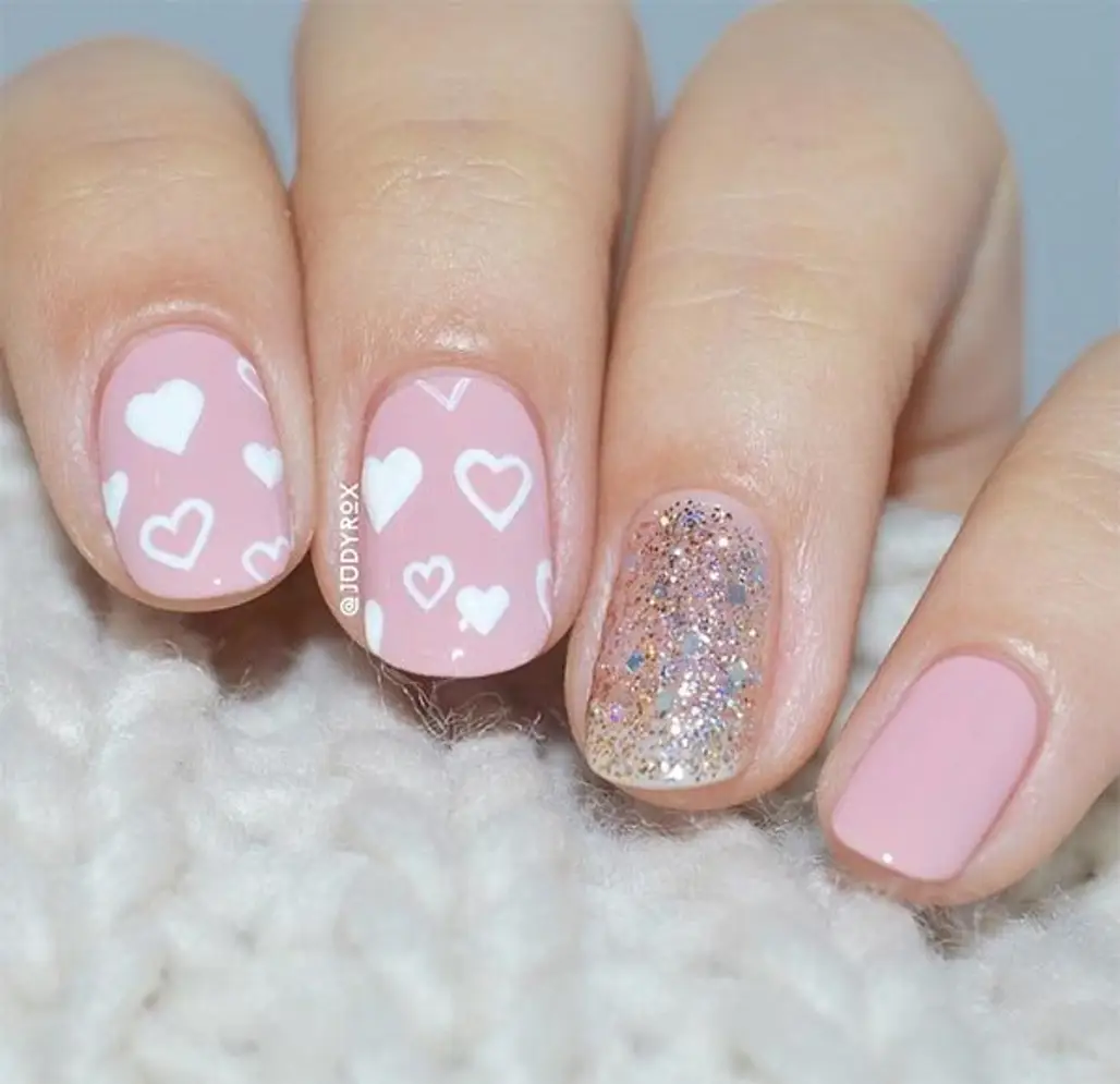 nail, finger, pink, nail care, manicure,