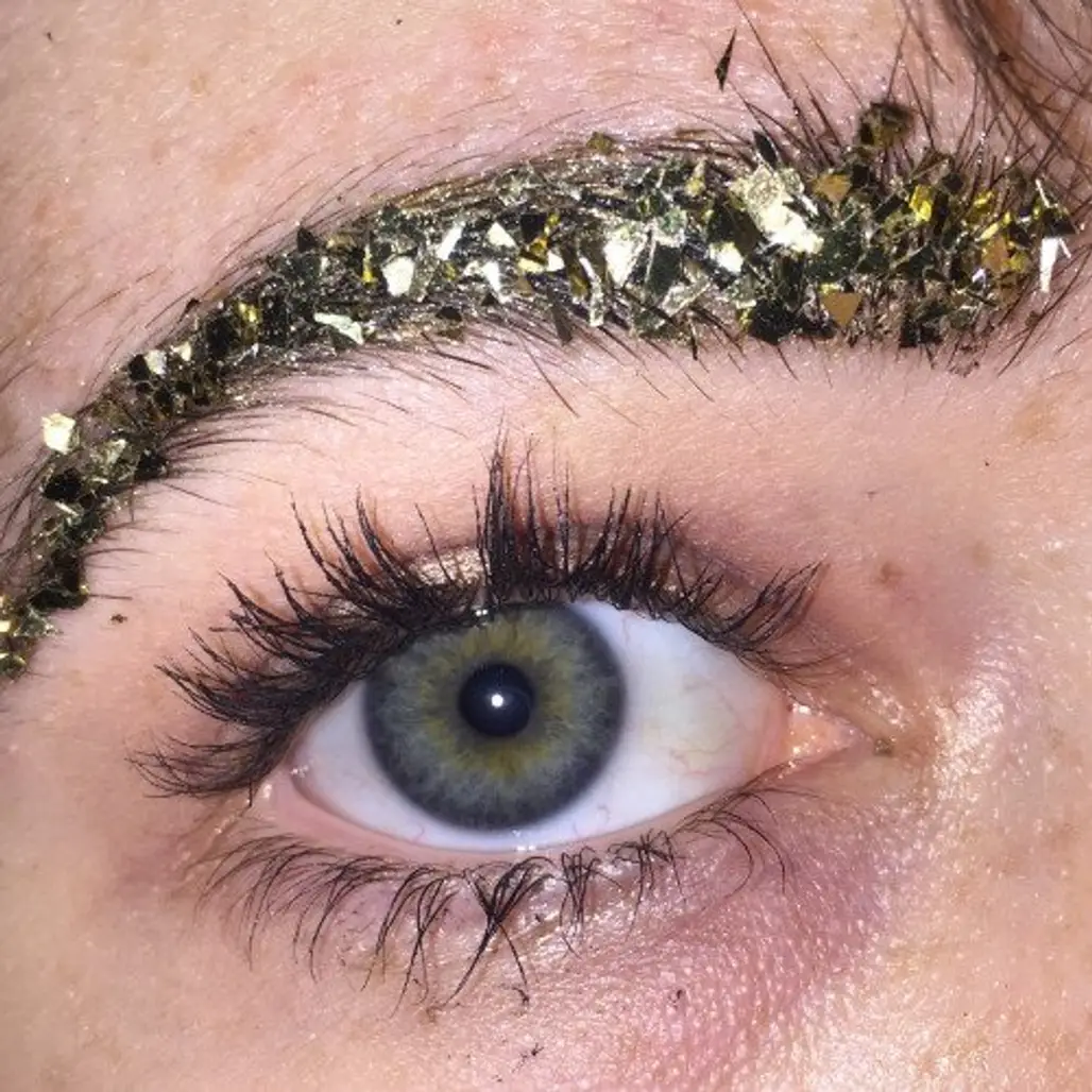 Glitter in Your Eyebrows