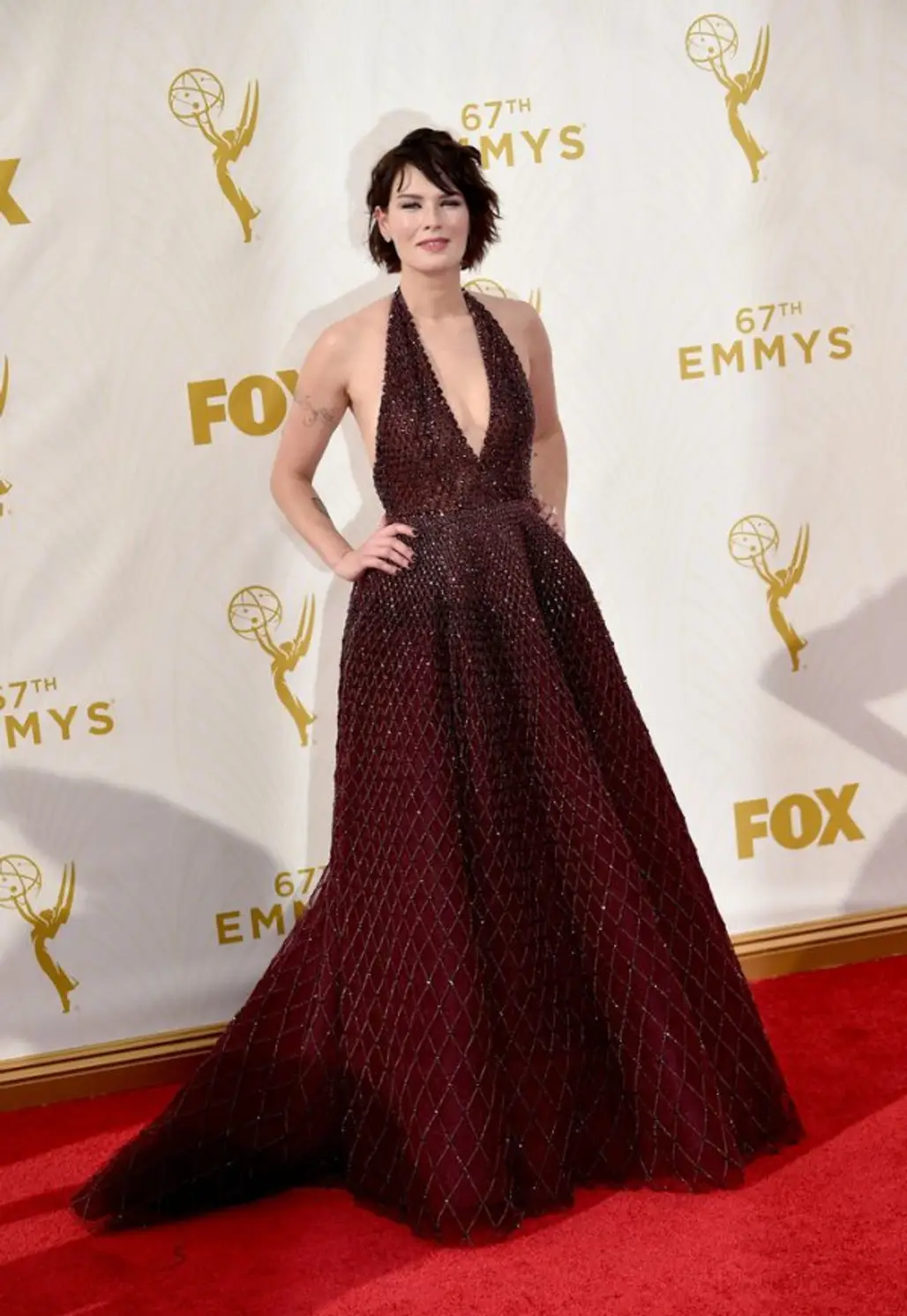 Lena Headey at the Emmy Awards