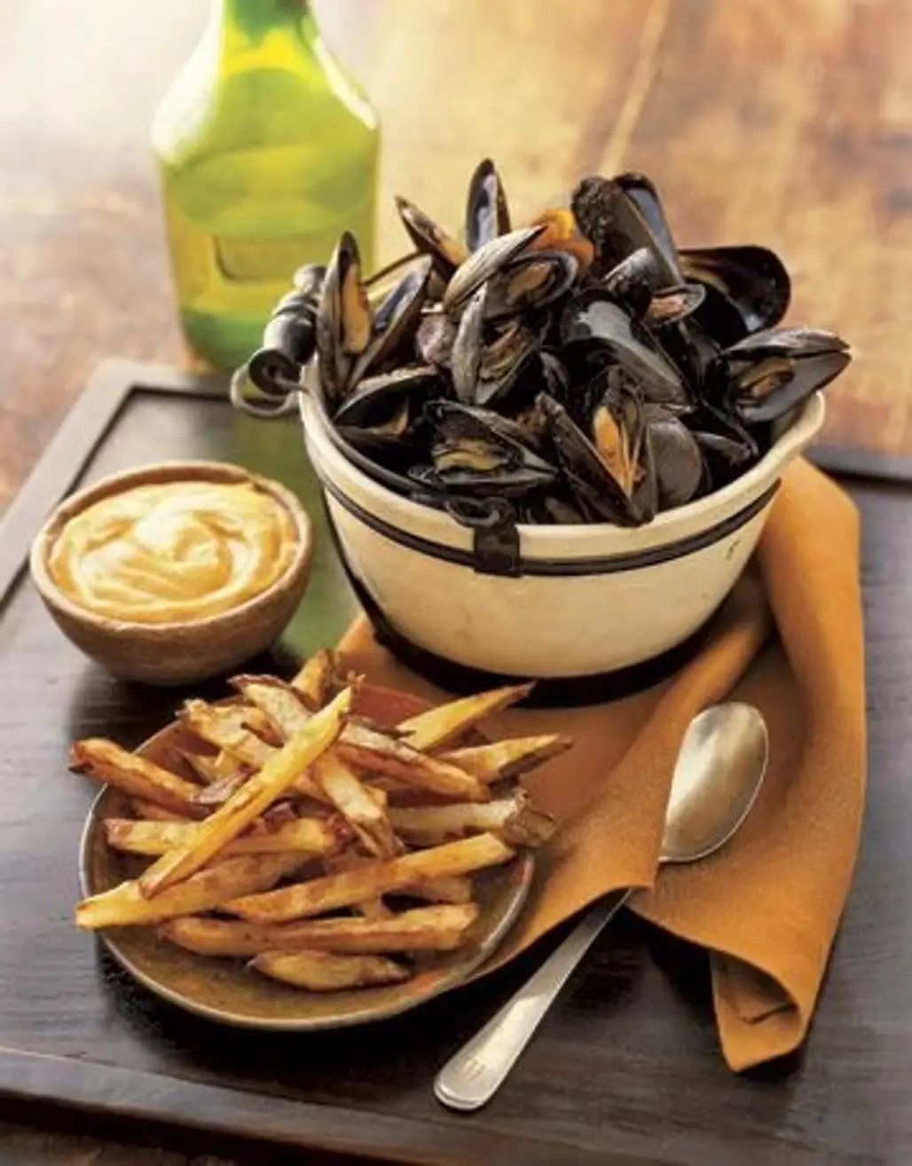 The Belgian National Dish - Moules Et Frites