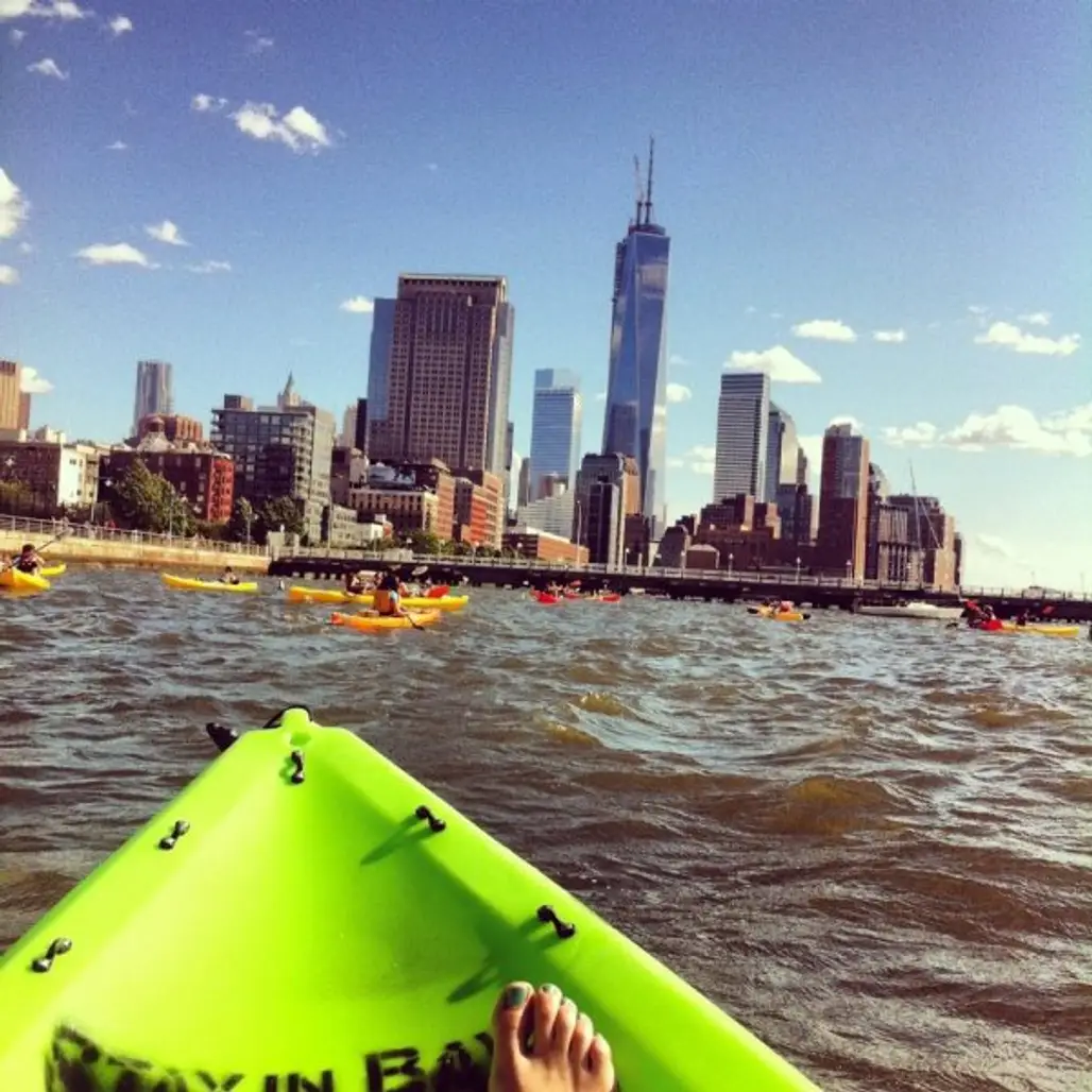 The Downtown Boathouse's Free Kayaking