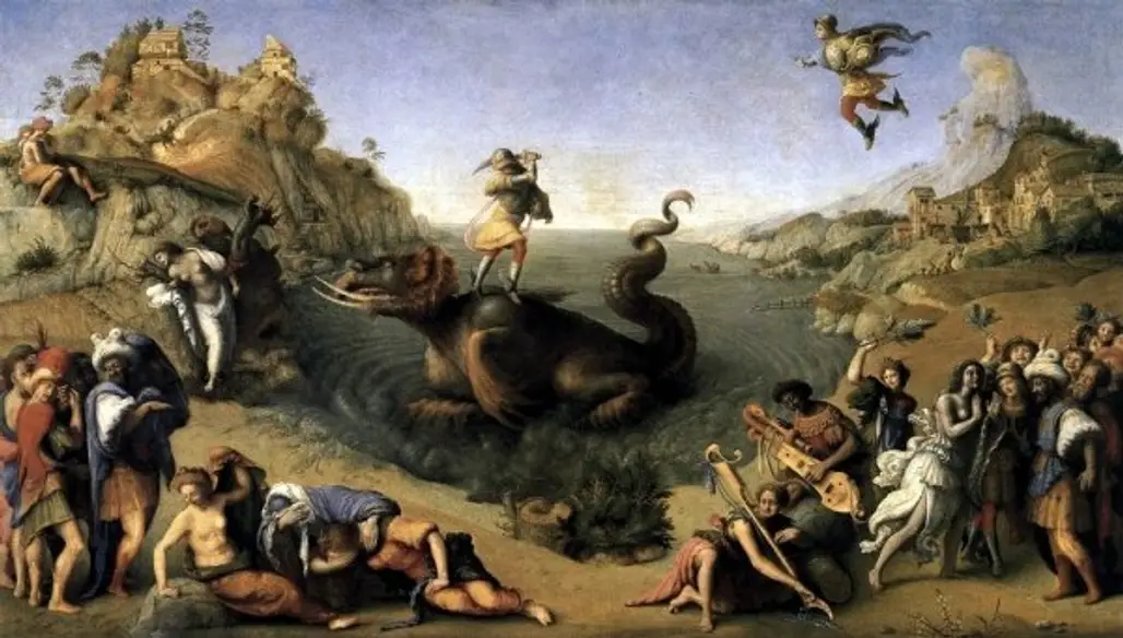 “Perseus Frees Andromeda” by Piero Di Cosimo