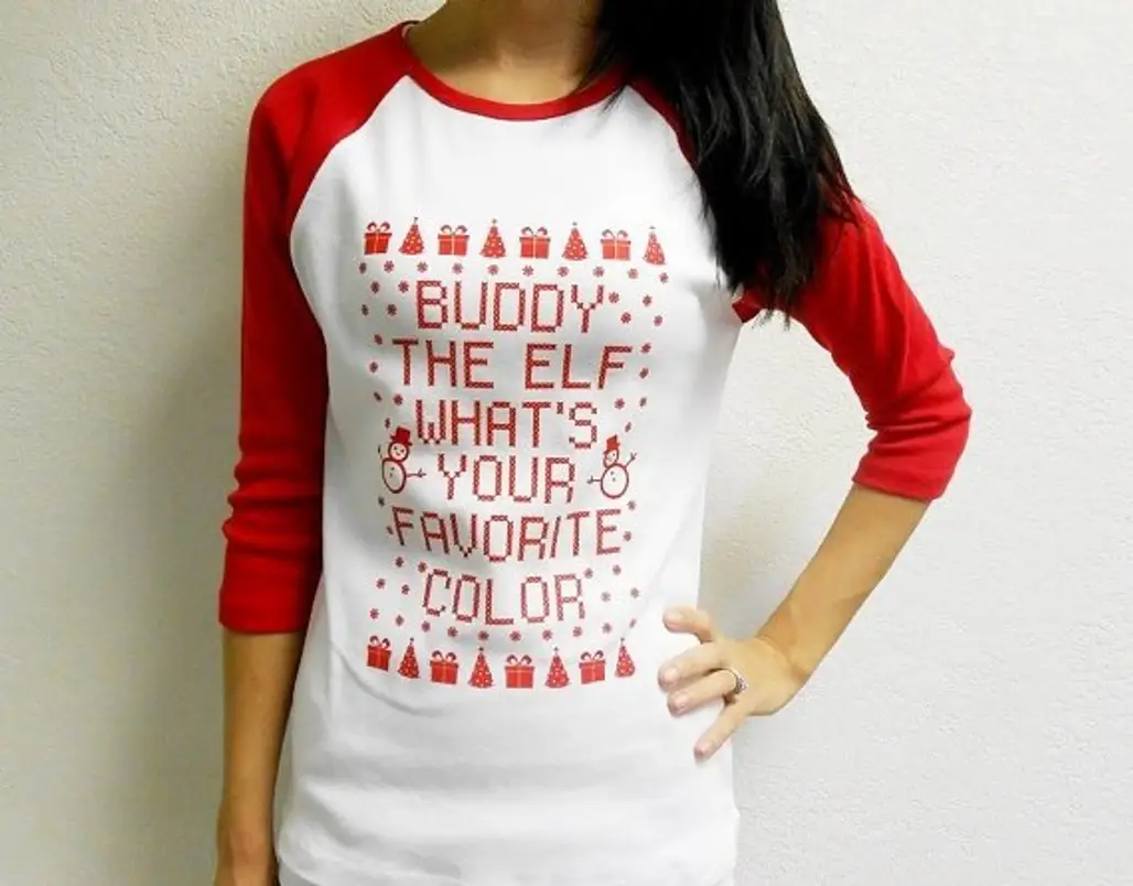 Buddy-the-Elf What's Your Favorite Color Shirt