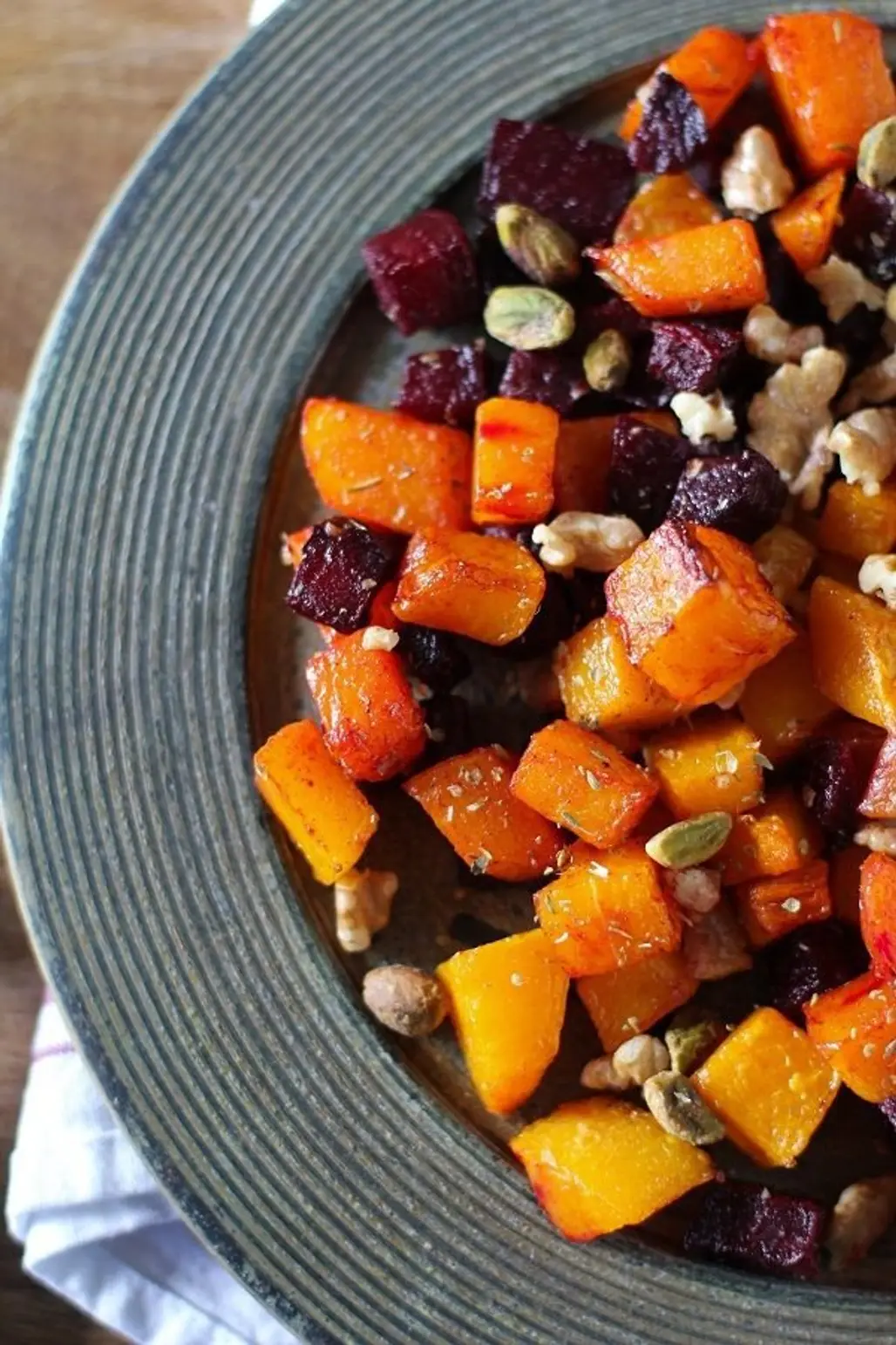 Maple Roasted Butternut Squash and Beets