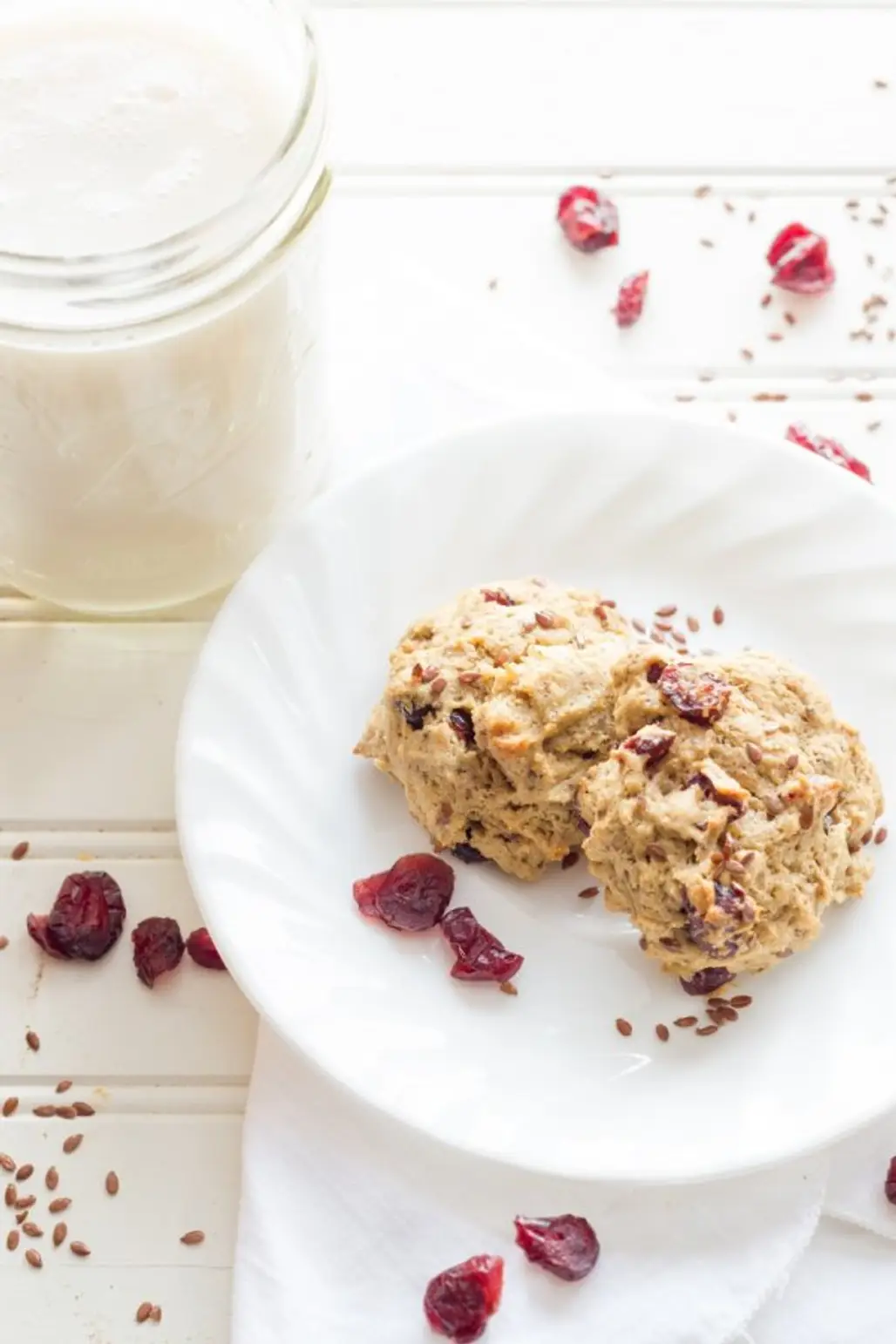 Flax Cranberry Cookies