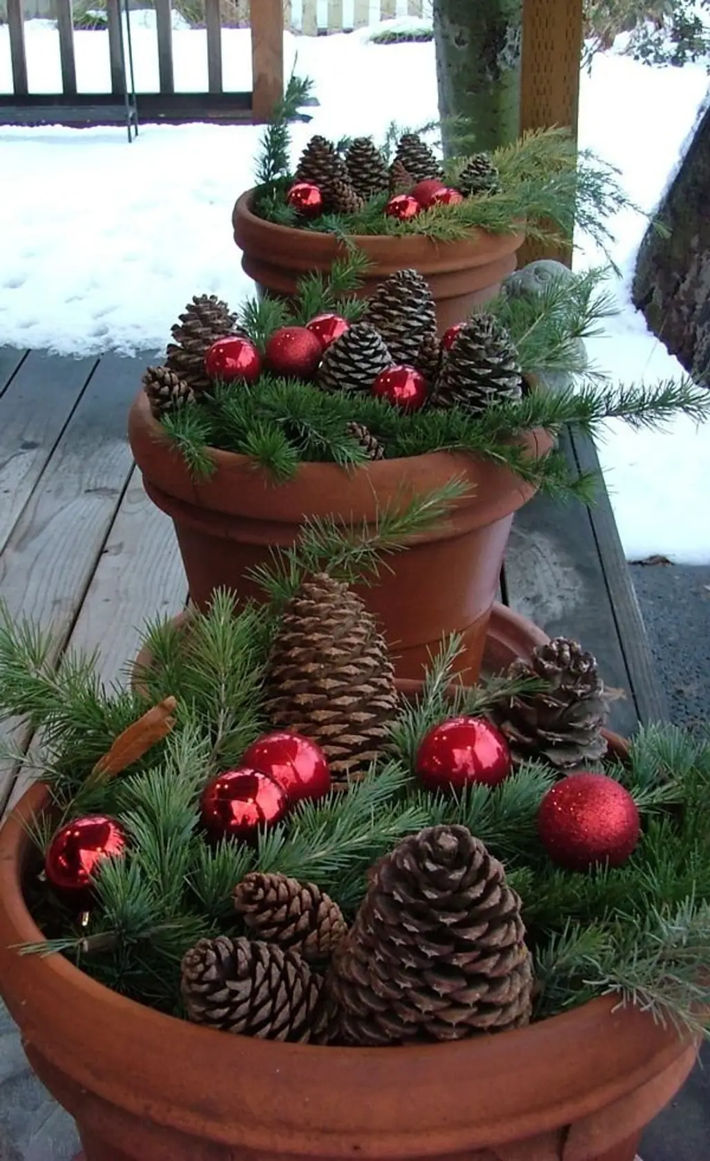 Pine Porch Pots