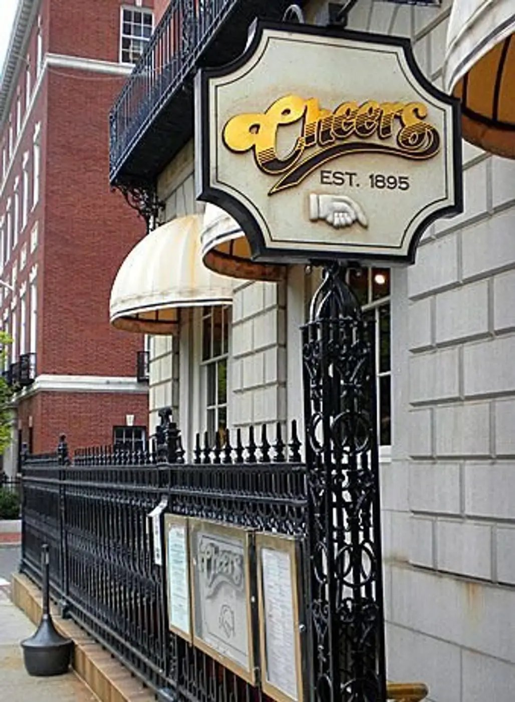 Cheers Beacon Hill pub,restaurant,facade,EST.,1895,