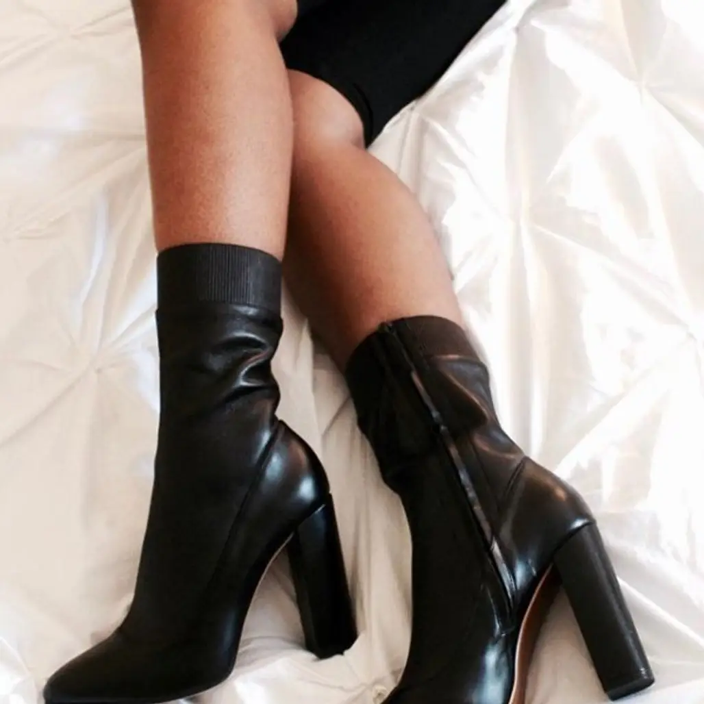 footwear, leg, high heeled footwear, boot, leather,