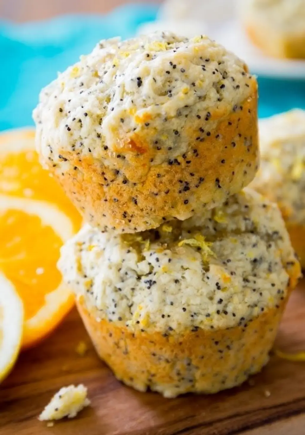 Flourless Lemon Poppy Seed Muffins