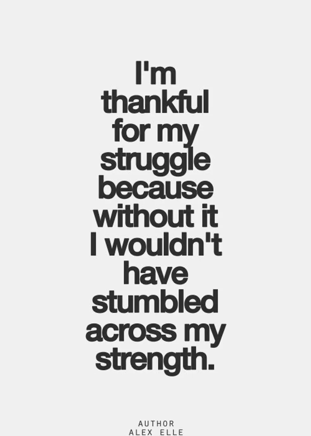 Accept Your Struggles