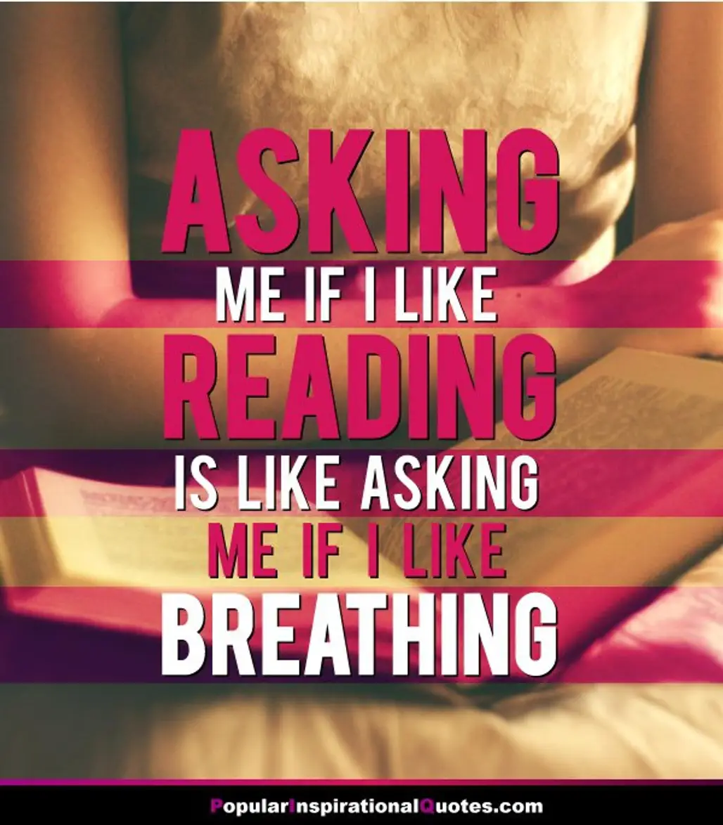Reading is like Breathing