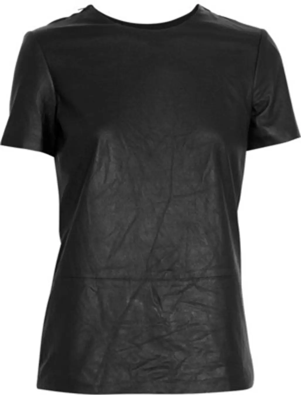 Theory Pencey Leather T-Shirt