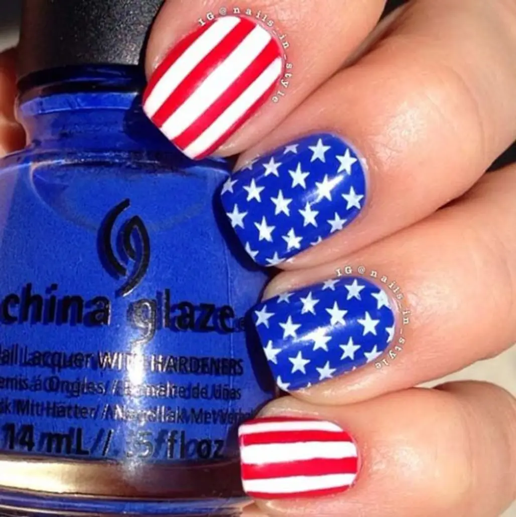 One Nail To Rule Them All: Day 28: Inspired by a flag