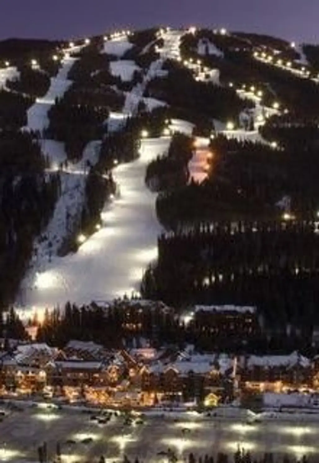 Night Skiing in Keystone, Colorado