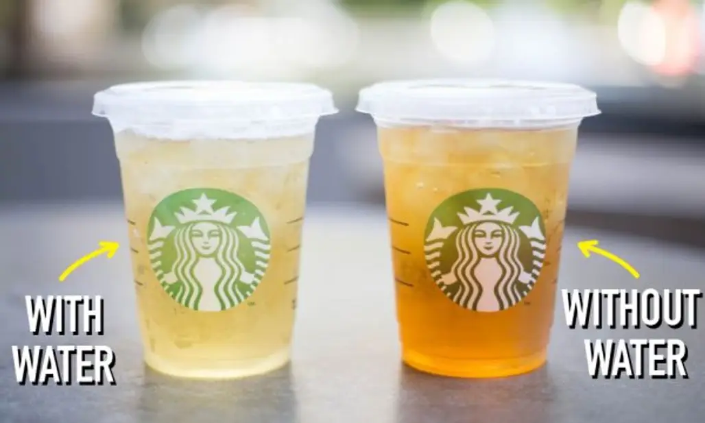 Order Your Iced Tea Beverage without Water