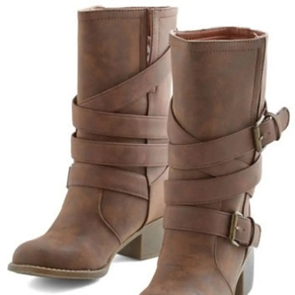 ModCloth Road to the Ranch Boot in Russet