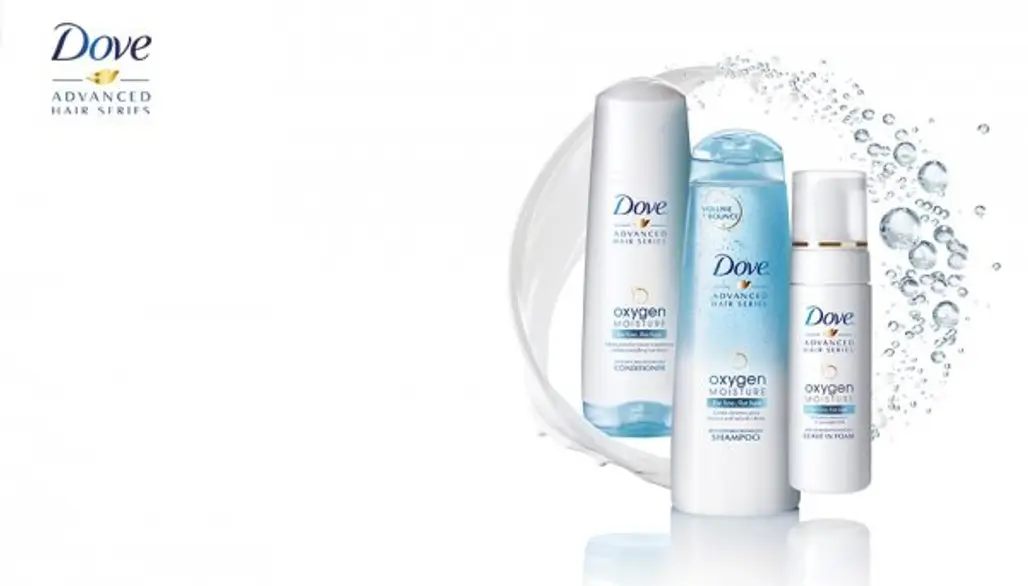 Dove Oxygen Moisture Shampoo and Conditioner for Fine Hair