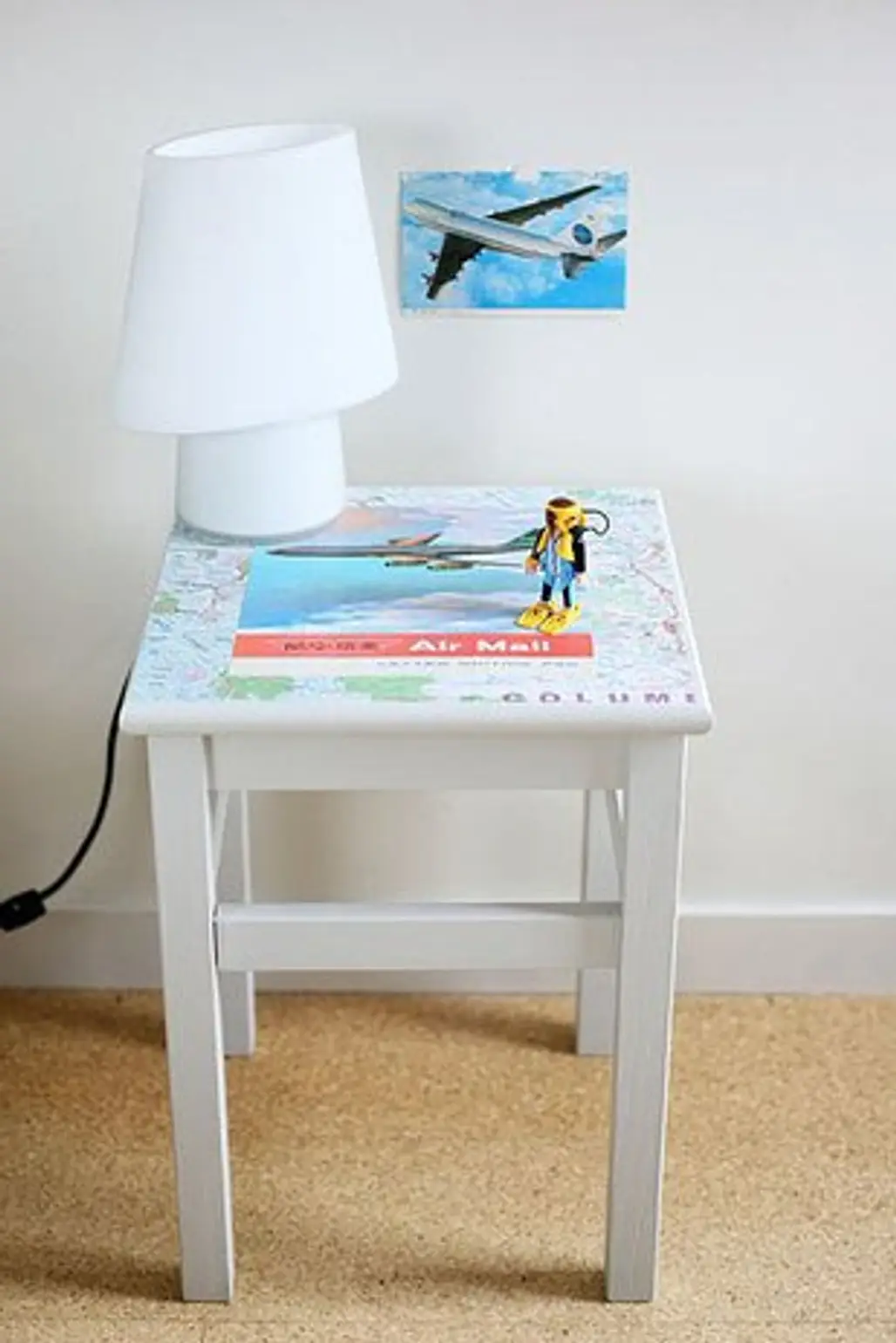 Transform a Plain Tabletop into Something Travel-inspired