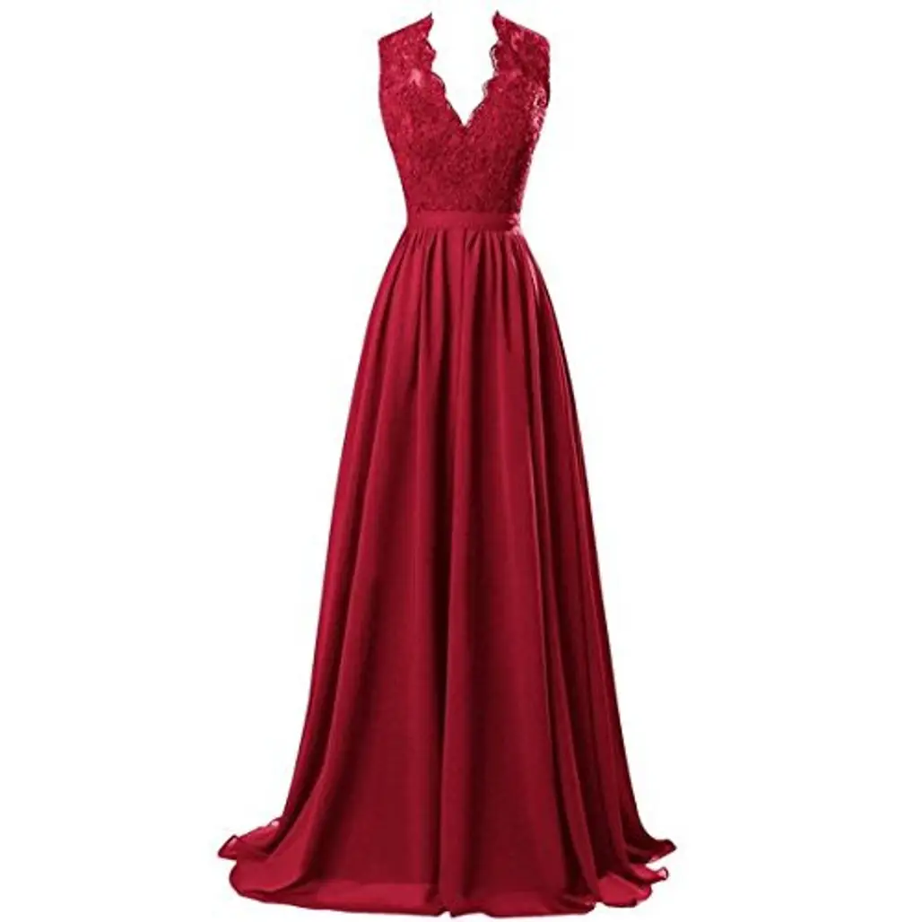 dress, clothing, day dress, gown, woman,